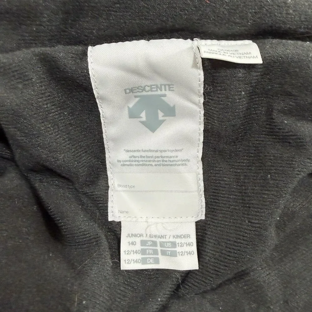 Descente Ski Green Jacket Mountain Creek Junior Size 12